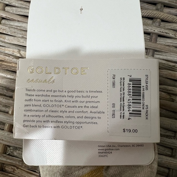 Gold Toe Women’s Brown Casual Trouser Socks, 3 pair NWT, casual, workwear. - Picture 4 of 4